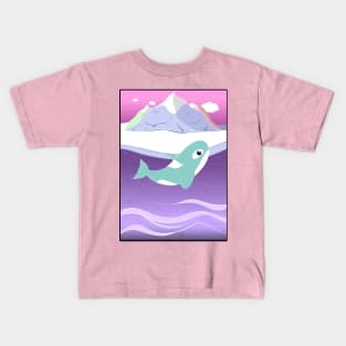 Pastel Fantasy Orca Kids T-Shirt